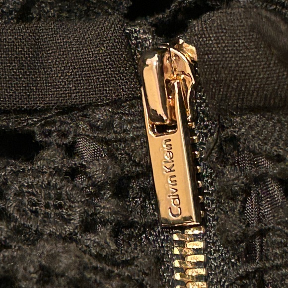 Calvin Klein/Ellen Tracy Elegant Black Lace Dress - 6 - Picture 6 of 9